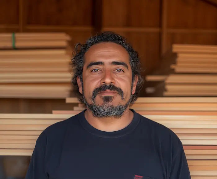 Retrato de un hombre mexicano elegante de mediana edad con barba canosa, compartiendo su experiencia como cliente de Élite Luxe. Testimonio sobre la Cruz Premium, collar para caballero en acero inoxidable 316L que refleja fe, fortaleza y elegancia. Joyería masculina premium para hombres en México.